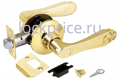 Картинка Ручка защелка 6037 PB-P (без фик.) золото