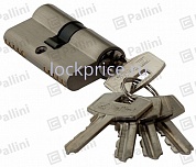 Картинка Ключевой цилиндр PALLINI Р 60С SN матовый никель, ключ-ключ