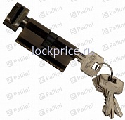 Картинка Ключевой цилиндр PALLINI Р 60СК АВ античная бронза, ключ/вертушка