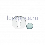 Картинка Накладка под цилиндр на круглом основании COLOMBO FF13-CM матовый хром