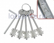 Картинка Комплект Guardian (Гардиан) ключей ЗК.703 (серия А) 5 кл. (кл. 104 мм) / 128:4255/