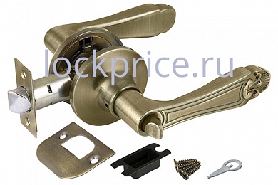 Картинка Ручка защелка 6037 AB-B (фик.) бронза