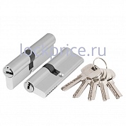 Картинка Цилиндровый механизм Ajax (Аякс) AX200/60 mm (25+10+25) CP хром 5 кл.