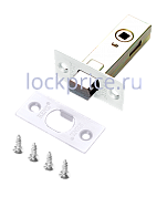 Картинка Задвижка межкомнатная RENZ (РЕНЦ) "L-BK 45 White", белый