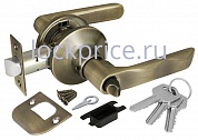 Картинка Ручка защелка 6024 AB-E (кл./фик.) бронза