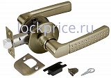 Ручка защелка 6026 AB-P (без фик.) бронза