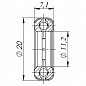 Подшипник к приварной петле T1/141-20