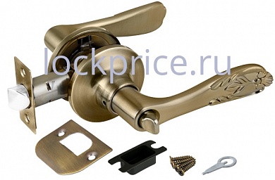 Картинка Ручка защелка 6033 AB-B (фик.) бронза
