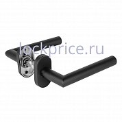 Ручка Fuaro (Фуаро) раздельная R.DSS201-0204P/19 (DSS-0204P/19) INOX 201 BLACK (овальное основание)
