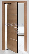 Картинка Поворотно-сдвижной рото механизм ERGON, комплект ТРЭК 44/64 BLACK т.е. + ось 201.6 черный для межкомнатных дверей