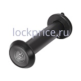 DVZ4, глазок, Fuaro (Фуаро) 16/180/70x130 (оптика пластик, шторка сталь, угол обзора 180) BL-24 черный