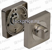 Картинка Завертка (поворотная ручка) на квадратном основании PALLINI Silver PAL-WC-S SN/CP матовый никель