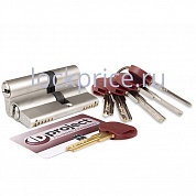 Картинка Цилиндровый механизм Mottura (Моттура) DPC1D4146 S3 (87 мм/36+10+41) САТИН.НИКЕЛЬ, 5+1кл.