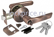 Картинка Ручка защелка 6024 AC-E (кл./фик.) медь