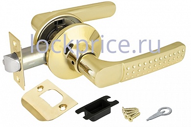 Картинка Ручка защелка 6026 PB-P (без фик.) золото