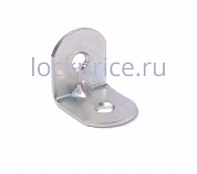 Картинка Кронштейн skobis (СКОБИС) мебельный МК 20х20х16х1,5 цинк белый (100 шт)