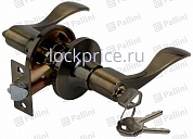 Картинка Ручка-защелка межкомнатная входная PALLINI P3801 AB-ET античная бронза