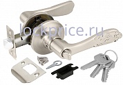 Картинка Ручка защелка 6033 SN-E (кл./фик.) мат. никель