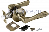 Ручка защелка 6033 AB-P (без фик.) бронза