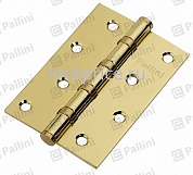 Картинка Петля врезная универсальная с 4-мя подшипниками PALLINI PH 100х75х2,5 4BB PB золото