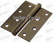 Картинка Петля стальная разъемная с подшипником PALLINI PH 100х70х2,5 L (левая) AB античная бронза