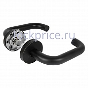 Ручка Fuaro (Фуаро) раздельная R.DSS201-0203/19 (8х110 мм) (INOX 201) BLACK