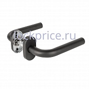Ручка Fuaro (Фуаро) раздельная R.DSS201-0201P/19 INOX 201 BLACK (овальное основание)