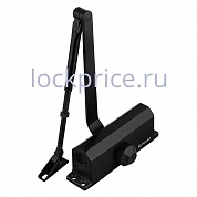 Картинка Доводчик Fuaro (Фуаро) дверной DC20-3 (DC-203) BL до 65 кг (черный)