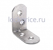 Картинка Кронштейн skobis (СКОБИС) мебельный МК 30х30х16х1,5 цинк белый (100 шт)