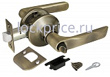 Ручка защелка 6024 AB-B (фик.) бронза