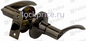 Картинка Ручка-защелка межкомнатная сантехническая PALLINI P3902 AB-BK античная бронза