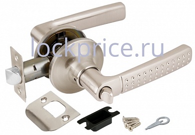 Картинка Ручка защелка 6026 SN-B (фик.) мат. никель