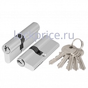 Картинка Цилиндровый механизм Ajax (Аякс) AX100/80 mm (35+10+35) CP хром 5 кл.