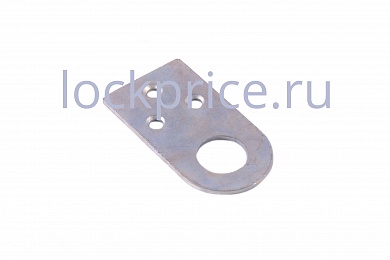 Картинка Проушины ушко прямое 75х40 (75х40х2) цинк белый (10 шт)