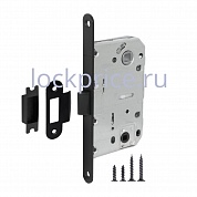 Картинка Защелка врезная Fuaro (Фуаро) PLASTIC P96WC-50 BL-24 черный