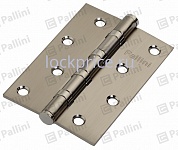 Картинка Петля врезная универсальная с 4-мя подшипниками PALLINI PH 100х70х2,5 4BB NB матовый хром