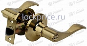 Картинка Ручка-защелка межкомнатная сантехническая PALLINI P3801 BS-BK матовое золото
