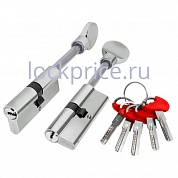 Картинка Цилиндровый механизм Fuaro (Фуаро) со штоком D-PRO507/80 mm (45+10+25) CP хром 5 кл.