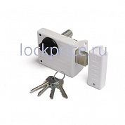 Картинка Замок накладной Zenit (Зенит) ЗН1-2.1 (белый)