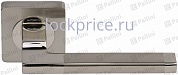 Картинка Ручка дверная на квадратном основании PALLINI "Салерно" PAL-101-S SN/CP Silver матовый никель