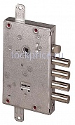Картинка Замок врезной Cisa (Чиза) сувальдный с защёлкой NEW CAMBIO FACILE 57.665.48 (тех. упаковка), ключ 64 мм