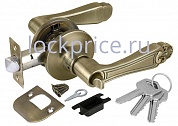 Картинка Ручка защелка 6037 AB-E (кл./фик.) бронза