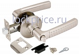 Ручка защелка 6026 SN-B (фик.) мат. никель