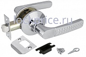 Картинка Ручка защелка 6026 CP-P (без фик.) хром