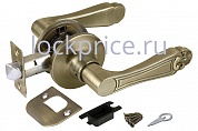 Картинка Ручка защелка 6037 AB-P (без фик.) бронза