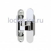 Картинка E30200.02.34.567 AGB (АГБ) (мат. хром) петля ECLIPSE 3.0 (4 накладки в комплекте) блистер