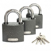 Комплект висячих замков с групповым ключом АПЕКС Apecs PD-01-63 (3Locks+5Keys)