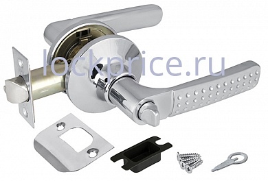Картинка Ручка защелка 6026 CP-B (фик.) хром