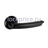 Ручка раздельная Fuaro (Фуаро) ALFA AR BL-24 чёрный, квадрат 8x140 мм, стяжки M4(10*50*50)