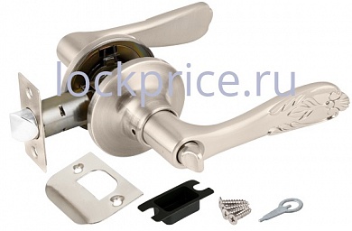 Картинка Ручка защелка 6033 SN-B (фик.) мат. никель